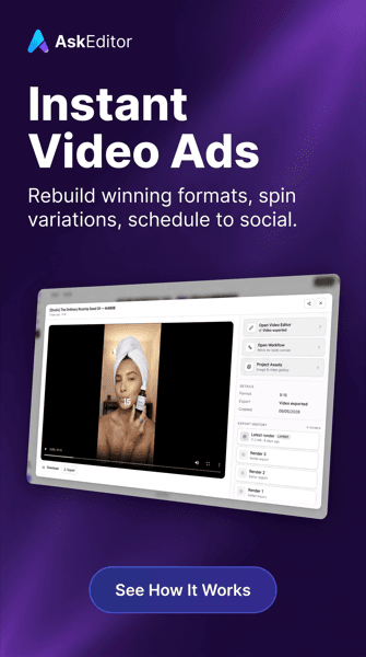 Feature Callout static ad template example generated with AskEditor