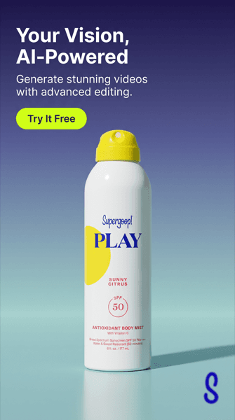 Product Hero static ad template example generated with AskEditor